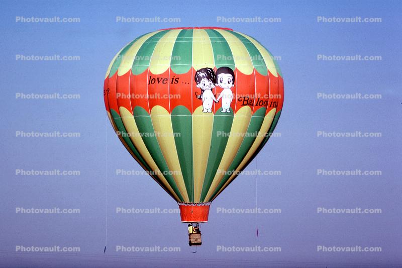 Cupid, Love-Is, Albuquerque International Balloon Fiesta, morning