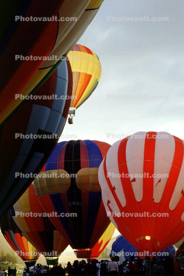 Early Morning Milieu of Hot Air Balloons, Festival, Aspen