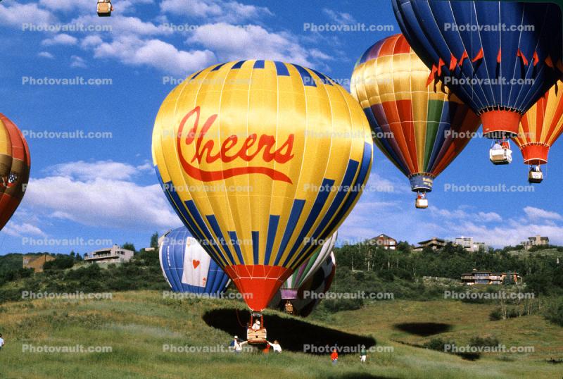 Cheers to Snowmass Hot Air Balloon Festival, Aspen, 12, July 1986