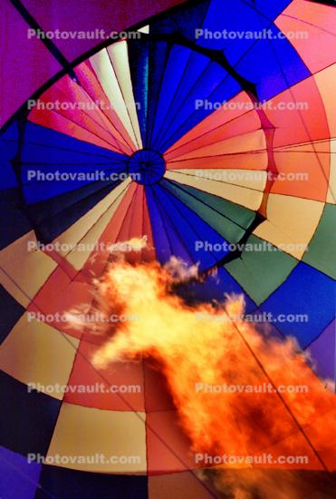Flames to Create Lift On A Hot Air Balloon, Festival, Aspen