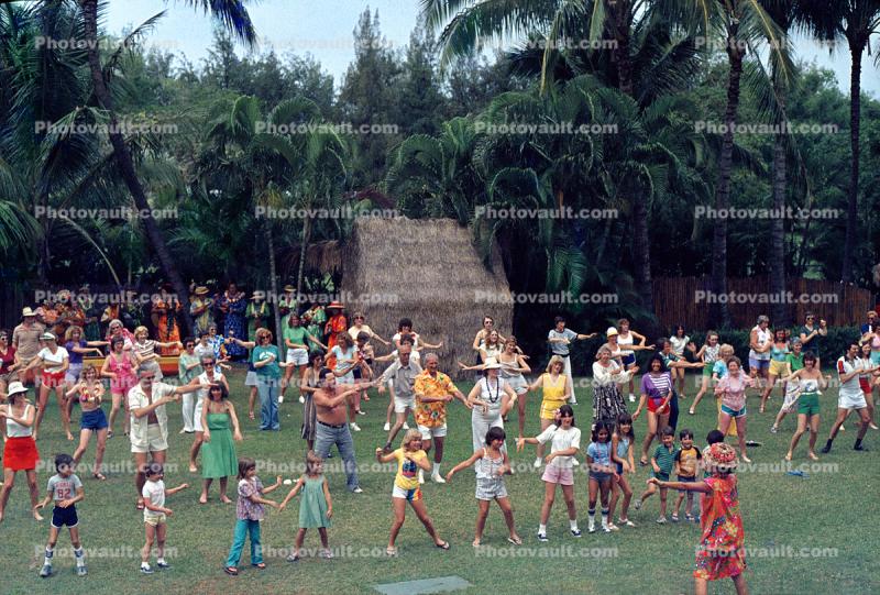 White People Learning to Hula Dance, Humorous