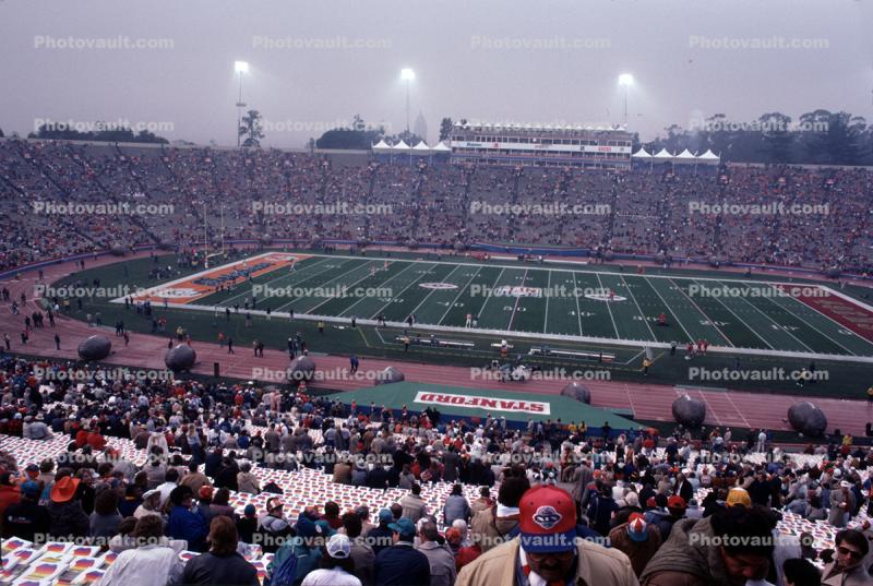 Duak at Super Bowl XIX, Stanford Stadium, 49r vs Miami Dolphins, January 1985