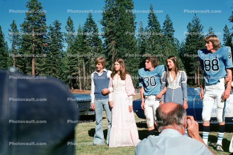 Homecoming Queen, North Tahoe High School, Placer County, Tahoe City, May 1975