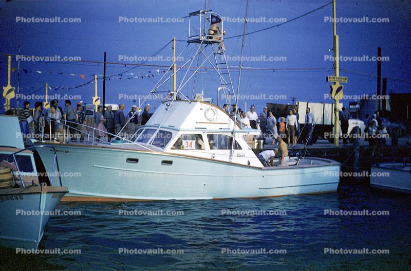 United States Atlantic Tuna Tournament, Point Judith, Narragansett, Rhode Island, fish catch, 1964, 1960s