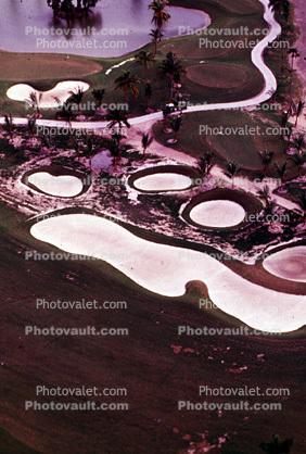 golf course, Miami Beach, Florida, sand traps