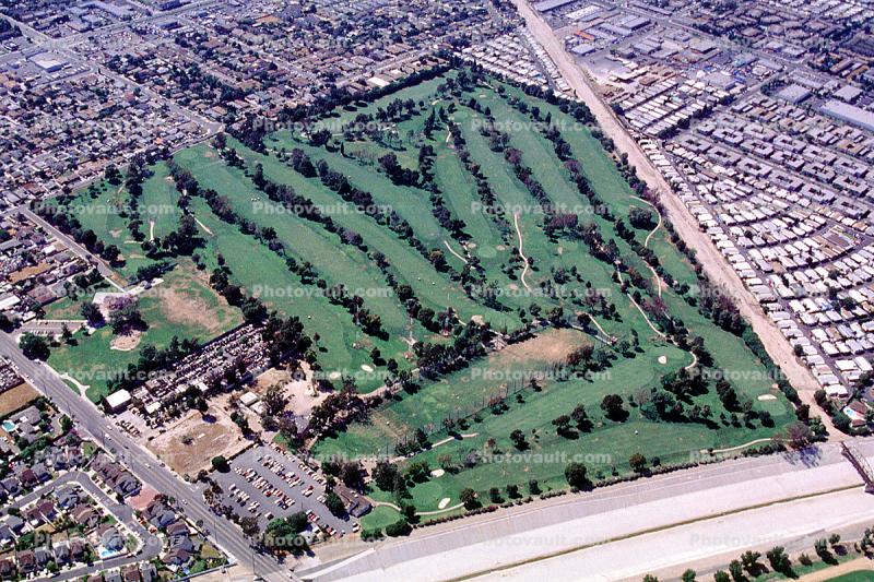 Willowick Golf Course, Urban Golf Course, Campesino Park, Santa Ana River, 18-hole public golf course
