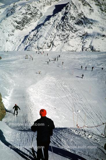 skier, path, Mountain Snow, Cold, Ice, Frozen, Icy, Winter, Exterior, Outdoors, Outside