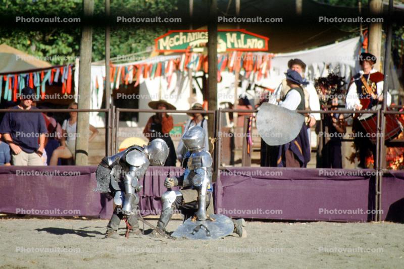 Jousters, Sword Fight