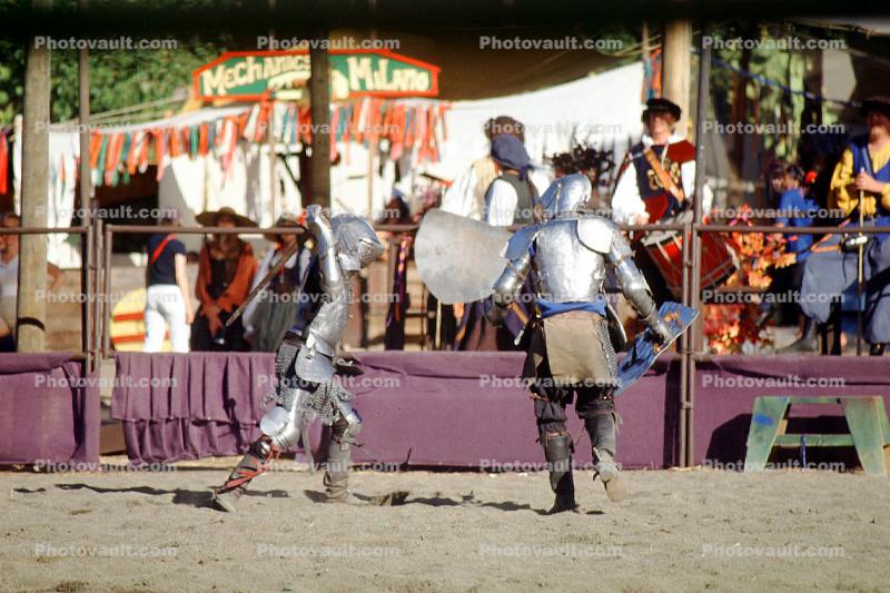 Jousters, Sword Fight