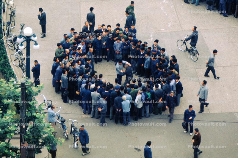 Crowds in a Circle, China