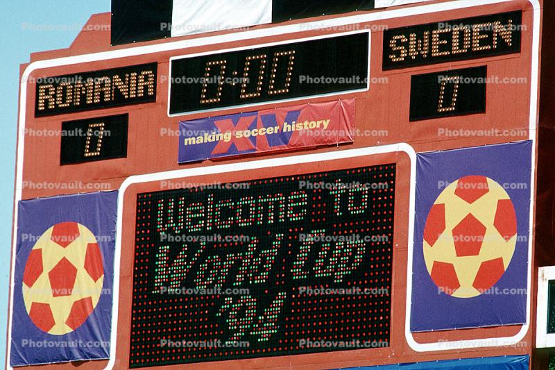 Scoreboard, Stadium, Field, World Cup, USA94