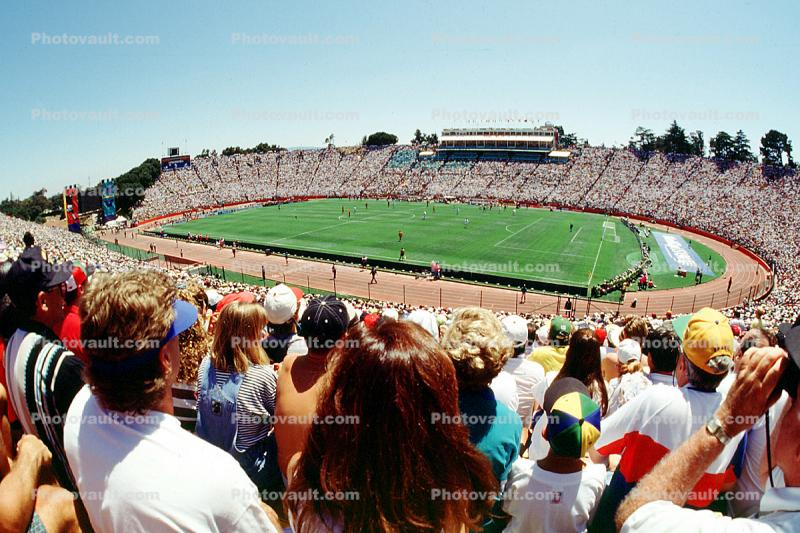 Stadium, Field, World Cup, USA94, Crowds, People, Playing