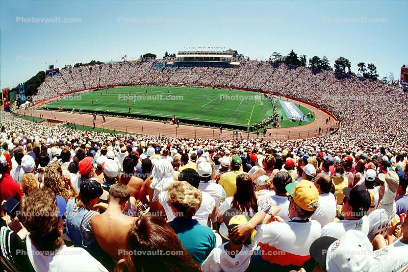 Stadium, Field, World Cup, USA94, Crowds, People, Playing, 1950s
