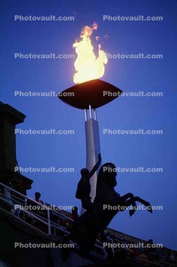 flame, torch, night, Nightime, Exterior, Outdoors, Outside, Nighttime