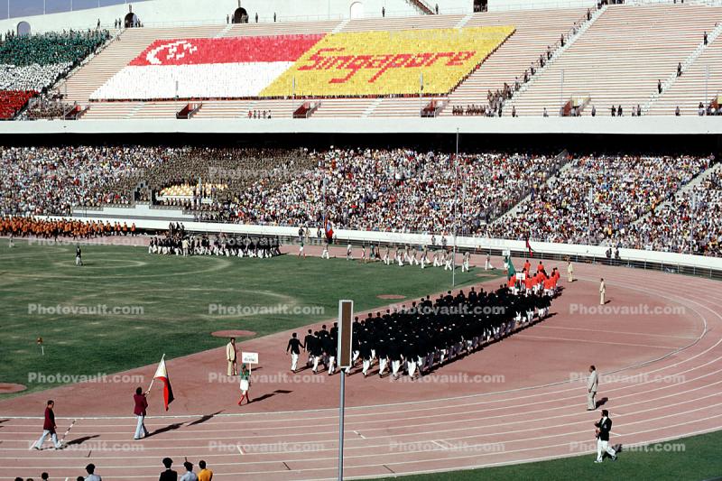 Singapore, Asian Games, Tehran, Stadium