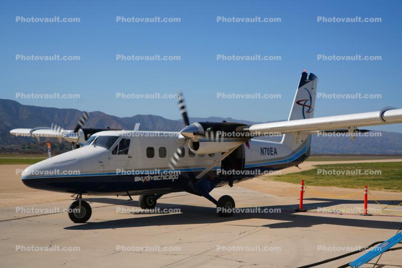 N70EA, DHC-6-200 Twin Otter, Eagle Air Transport, Parachute Shuttle