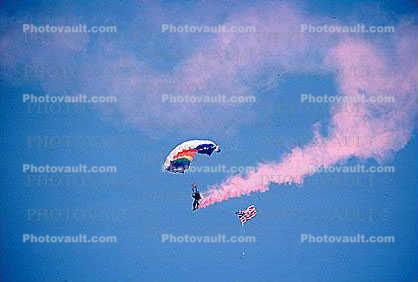 Smoke Trails, Ram Air Parachute, canopy
