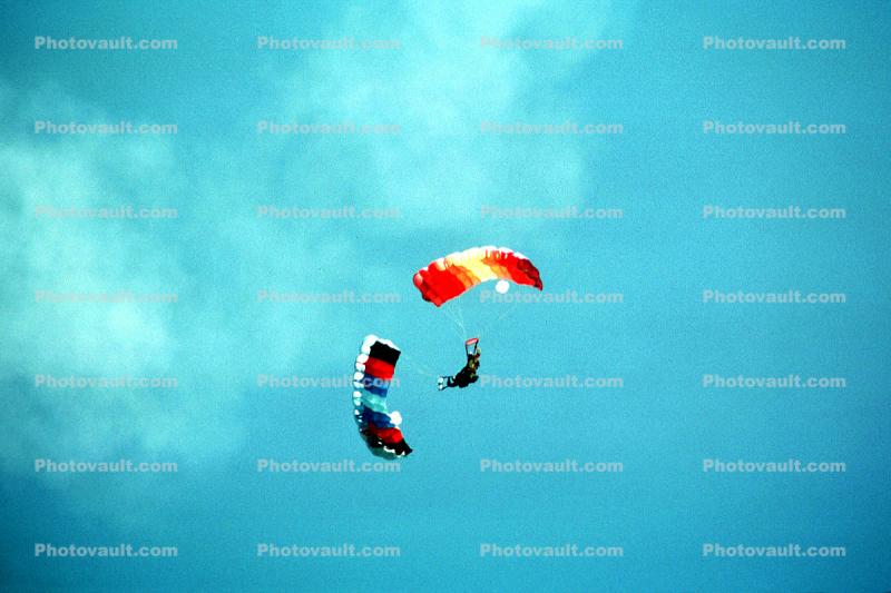 Tandem Ram Air Parachute, canopy, Ram Air Parachute, skydiving, diving
