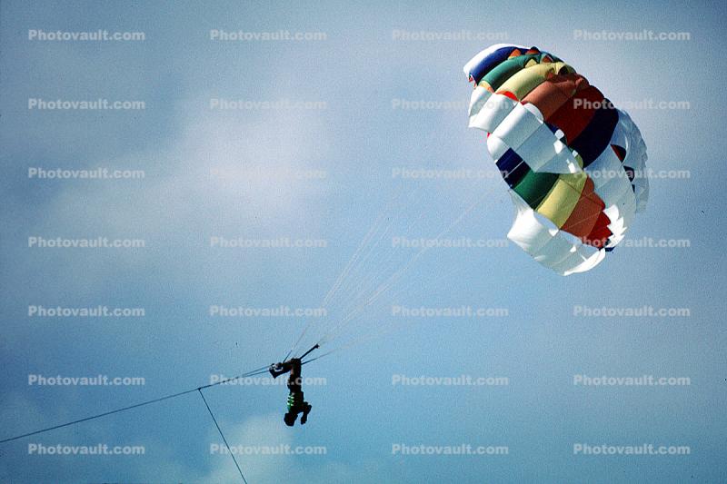 Parasailing, Parachute Canopy, Stunts, Cancun Mexico