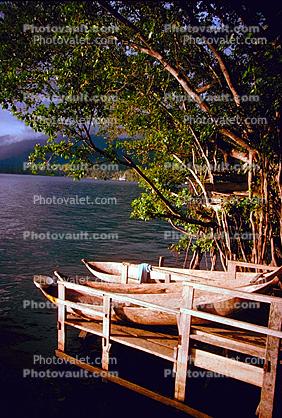 Wooden Dugout Canoe,  Siberut Island, Indonesia