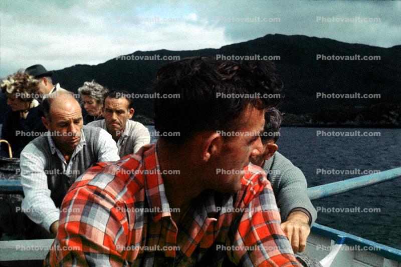 Killarney Ireland, men, rowing, September 1961, 1960s