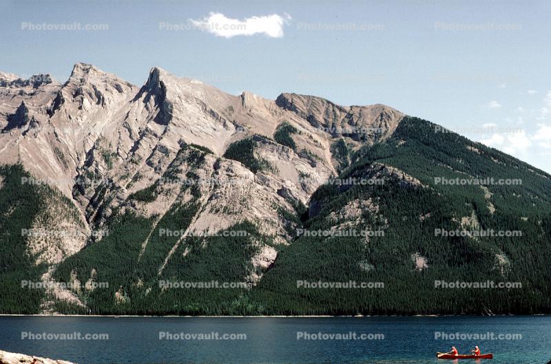 Mountain, Barren, Canoe, Banff
