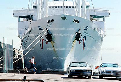 Mariposa, Passenger/cargo Ship, cars