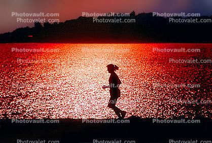 Woman Running, Tiburon Linear Park