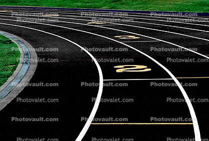 running track, race track, stadium