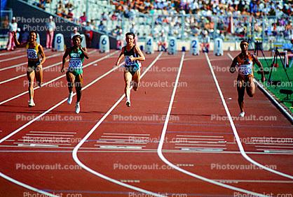 Track Meet, race track, runners