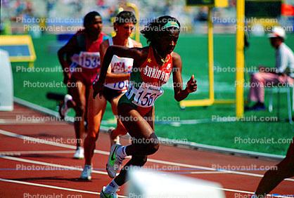 Track Meet, race track, runners