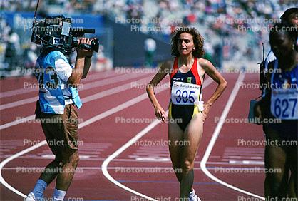 Track Meet, race track, runners