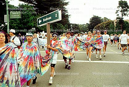 the missing Bolinas Sign, Rainbow Runners, Bay-to-Breakers