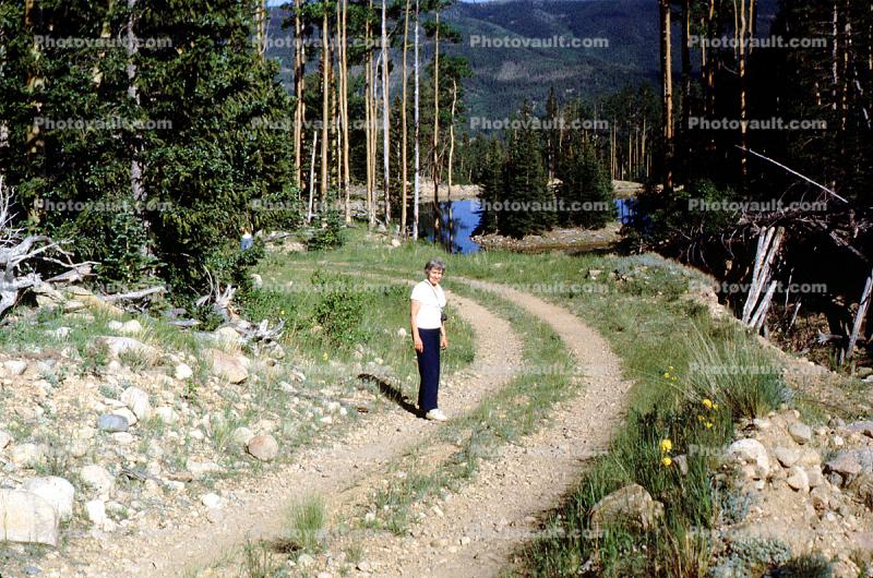 Dirt Road, Boy, unpaved, 1960s