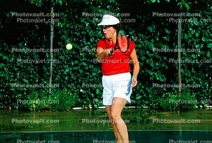 Woman Playing Tennis