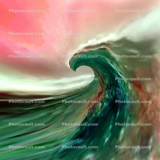 Wave Curl, Abstract