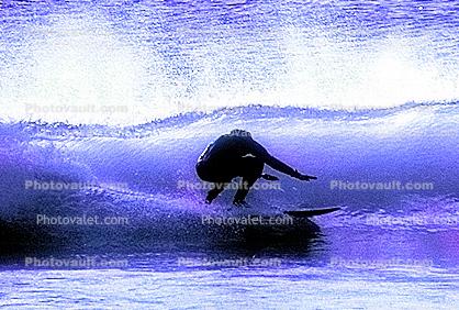 Hollywood-by-the-Sea, Ventura County, California, Surfer, Wetsuit, Surfboard