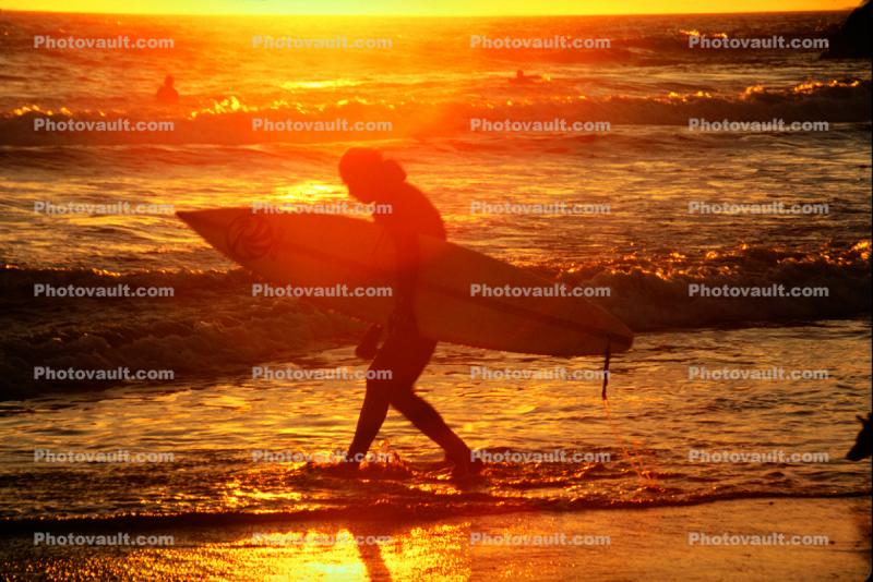 Rodeo Beach, Marin County, Surfboard, Surfer