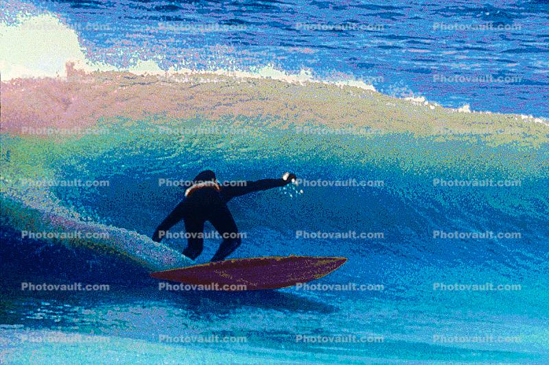 Hollywood-by-the-Sea, Ventura County, California, Surfboard, Surfer