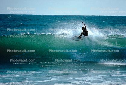 north of Ensenada, Wetsuit, Surfer, Surfboard