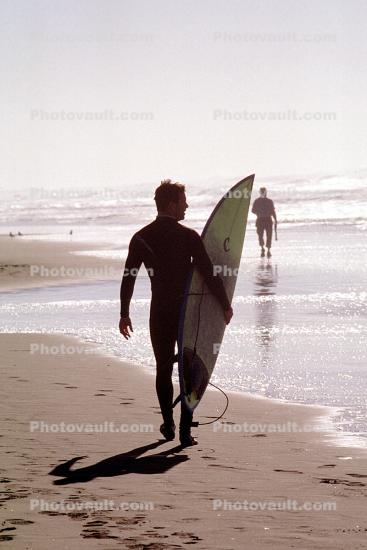 Ocean Beach, Surfer, Surfboard, Ocean-Beach