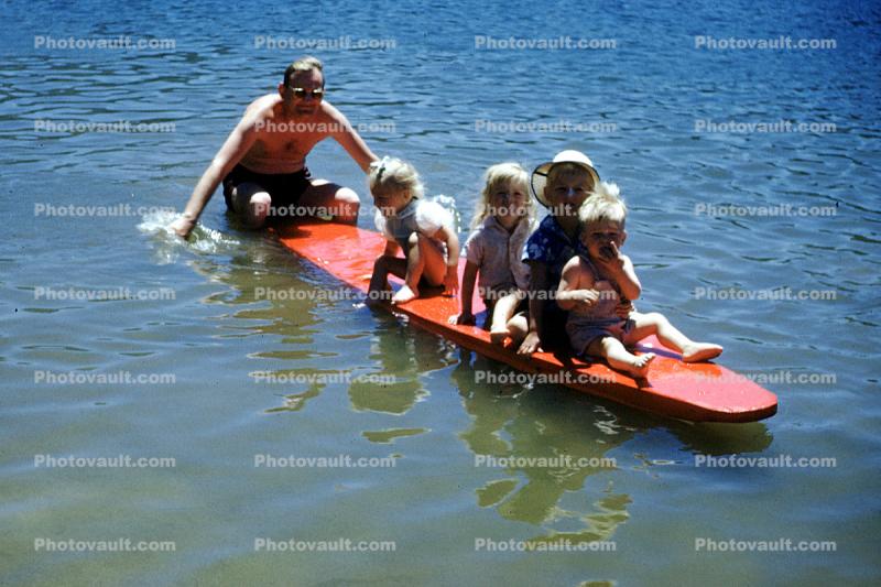 Kids on a Surfboard