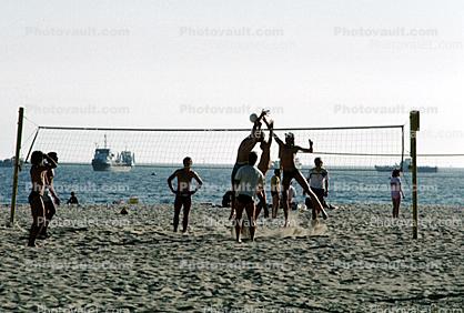 Sand, beach, activity, excercise, net, ocean, ball, spike