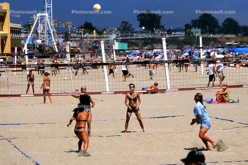 Beach, Sand, Volleyball, Summertime, Summer, ball