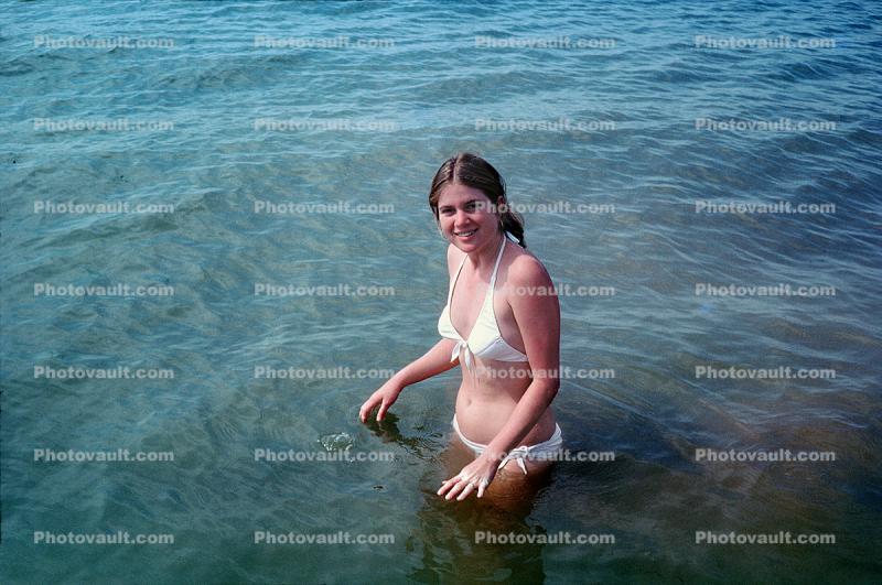 Woman, Water, Lake, 1970s
