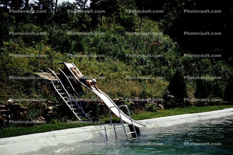 Water Slide, 1961, 1960s