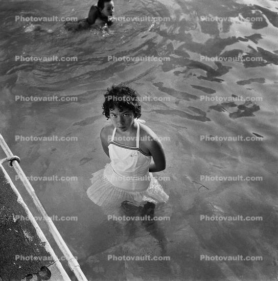 Girl, Swimming Pool, 1950s