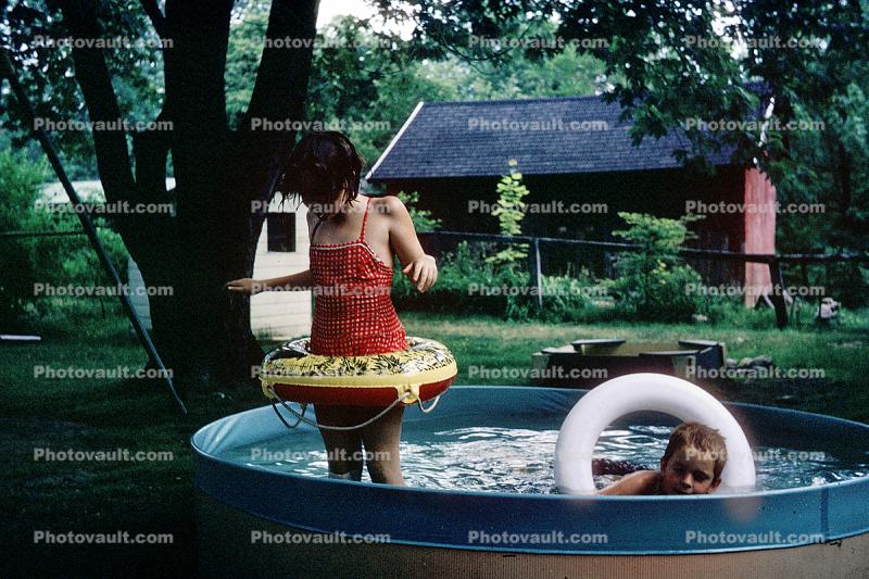 Backyard Swimming pool, Lifering, 1950s