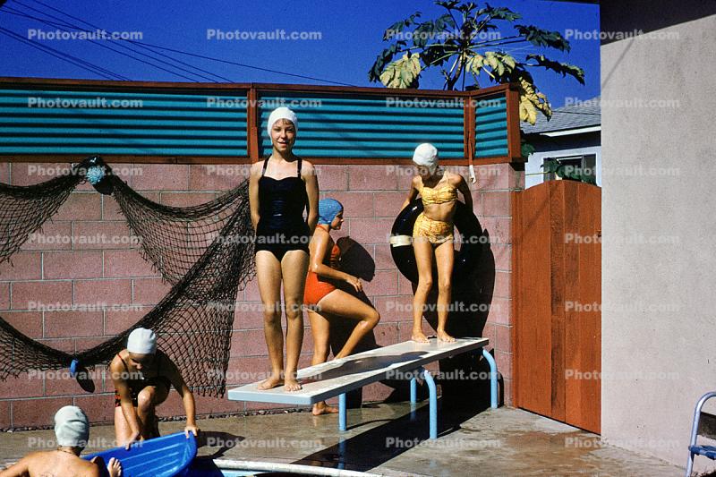 Girl on Diving Board, 1960s