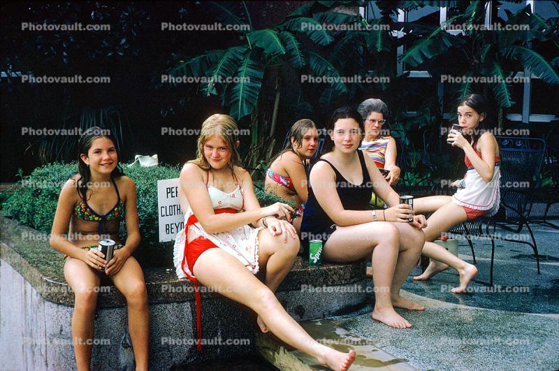 Poolside, Smiles, Girls, 1960s